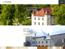 Tablet Screenshot of chartreuse-de-pomier.fr